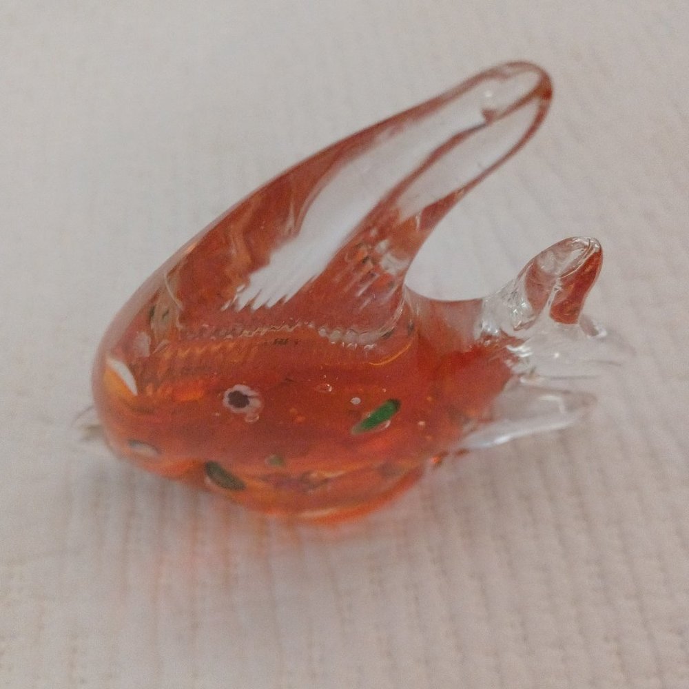 Orange Fish Paper weight